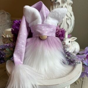🐰Purple Easter Bunny Gnome, Easter Decoration